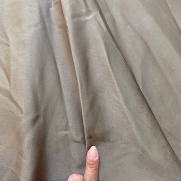 Vintage Vtg 50s 1950s Grey Floral Satin Jacquard Cocktail Holiday Party Dress - Picture 8 of 8